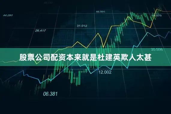 股票公司配资本来就是杜建英欺人太甚